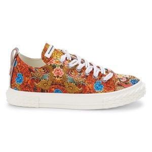 GIUSEPPE ZANOTTI Mixed-Print Sneakers